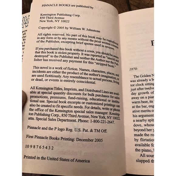 William W. Johnstone Lot of 2-Rage of Mountainman and Destiny of Mountainman VTG - Picture 8 of 9